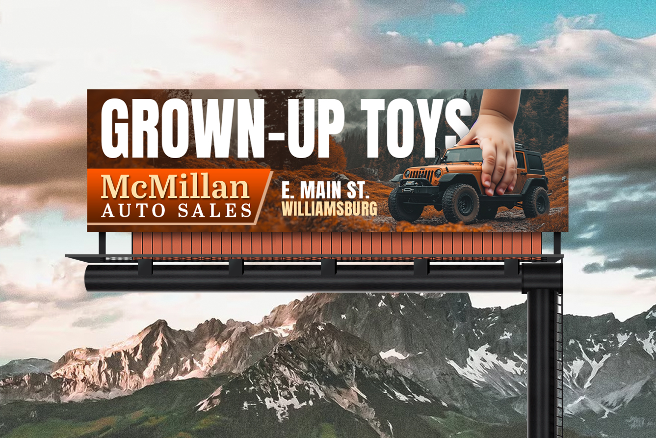 Truck Company Billboard Mockup